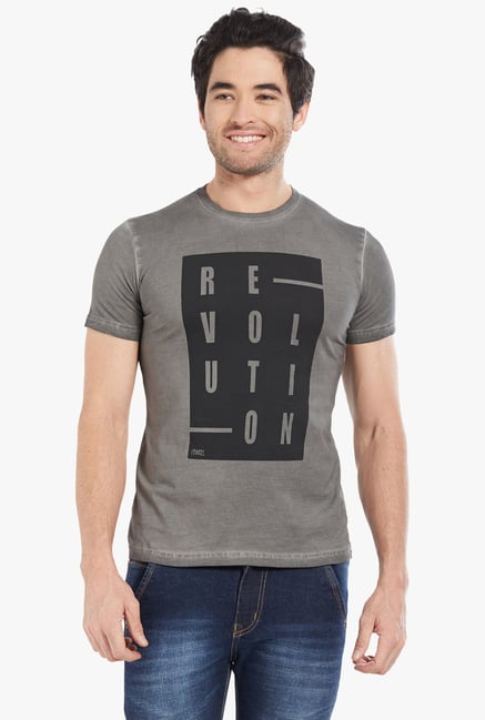 Globus Grey Graphic Print T-Shirt Globus Grey Graphic Print T-Shirt