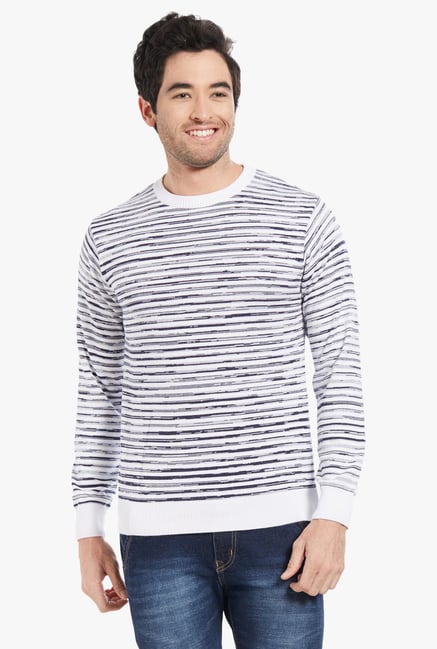 Globus White Striped T-Shirt Globus White Striped T-Shirt