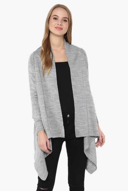 Cayman Grey Textured Shrug Cayman Grey Textured Shrug