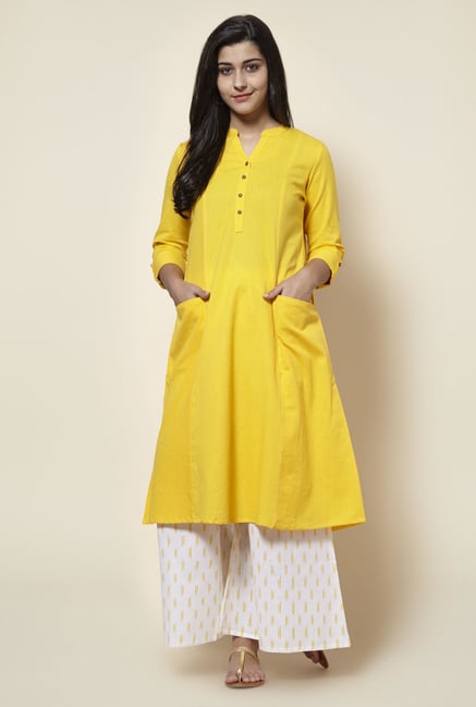 Zudio Yellow Kurta Zudio Yellow Kurta