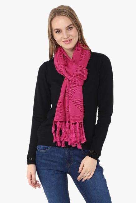Cayman Onion Pink Wool Stole Cayman Onion Pink Wool Stole