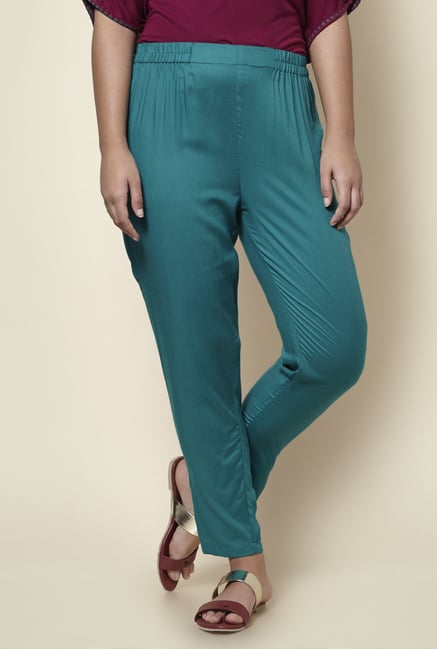 Zudio Teal Ethnic Pants Zudio Teal Ethnic Pants
