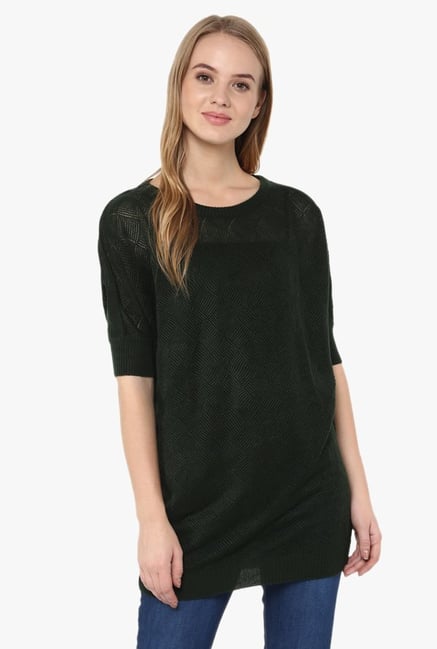 Cayman Green Crochet Pullover Cayman Green Crochet Pullover