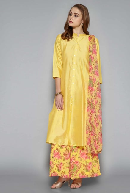 Vark by Westside Yellow Ethnic Set Vark by Westside Yellow Ethnic Set