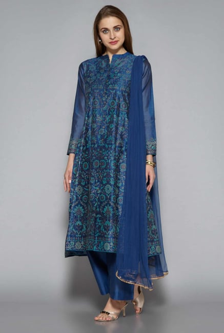 Vark by Westside Indigo Ethnic Set Vark by Westside Indigo Ethnic Set