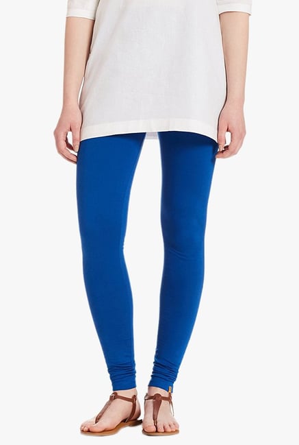 Aurelia Blue Cotton Churidar Aurelia Blue Cotton Churidar