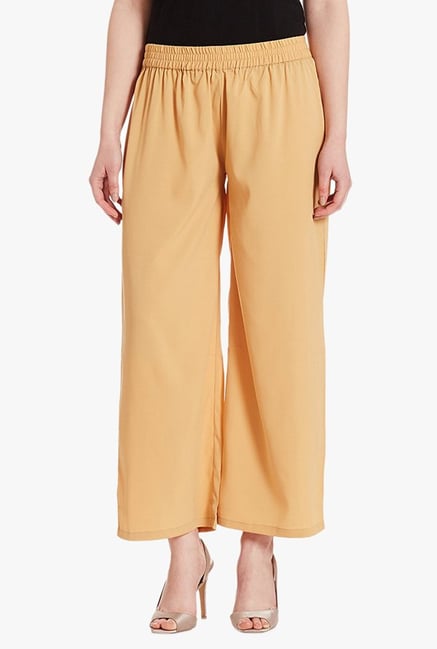 Aurelia Gold Polyester Palazzo Aurelia Gold Polyester Palazzo