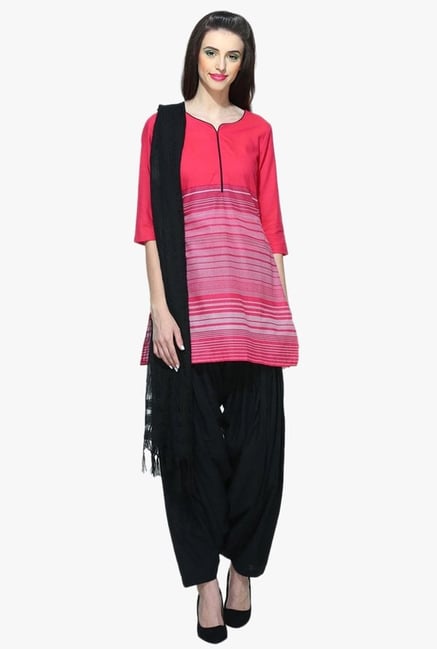 Aurelia Pink Striped Cotton Kurti Aurelia Pink Striped Cotton Kurti