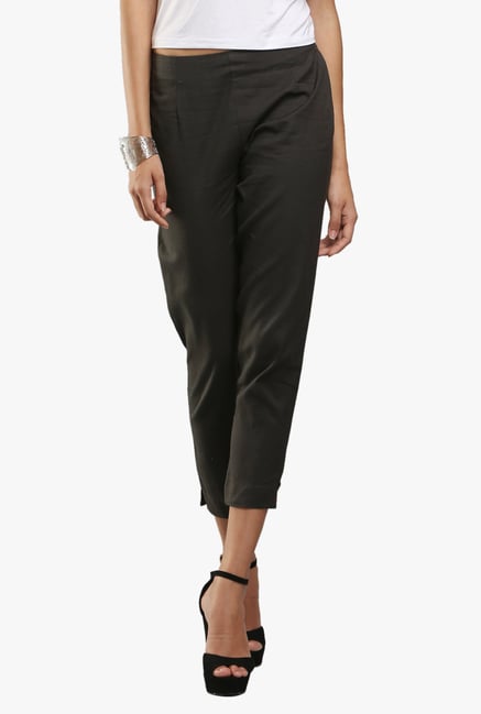 W Grey Regular Fit Pleated Trousers W Grey Regular Fit Pleated Trousers