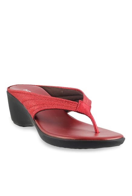 Metro Red Thong Wedges Metro Red Thong Wedges