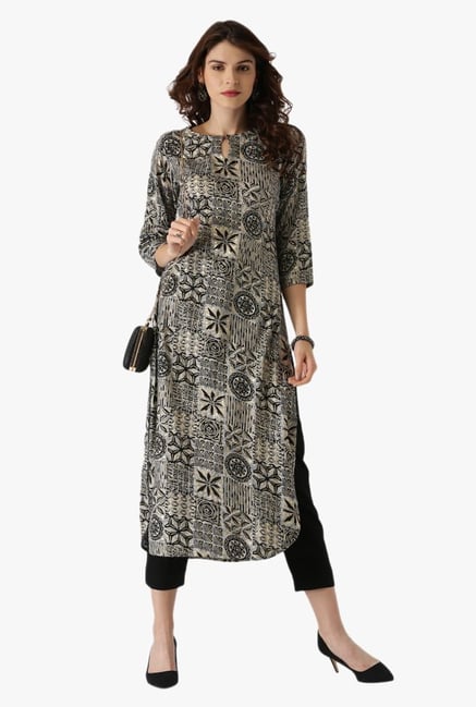 Libas Multicolor Printed Rayon Pathani Kurta Libas Multicolor Printed Rayon Pathani Kurta