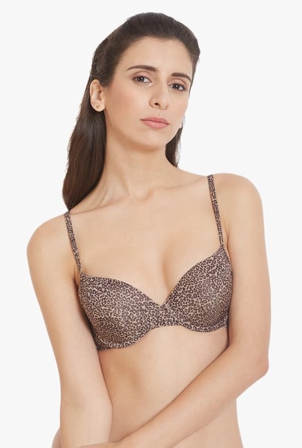 Blush By PrettySecrets Brown Under Wired Padded Push Up Bra Blush By PrettySecrets Brown Under Wired Padded Push Up Bra