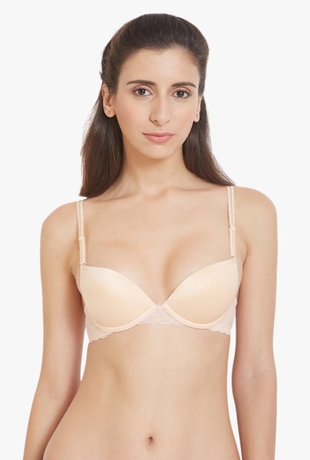 Blush By PrettySecrets Beige Under Wired Padded T-Shirt Bra Blush By PrettySecrets Beige Under Wired Padded T-Shirt Bra