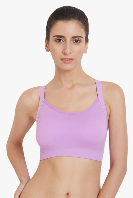 Blush By PrettySecrets Purple Under Wired Padded Sports Bra Blush By PrettySecrets Purple Under Wired Padded Sports Bra