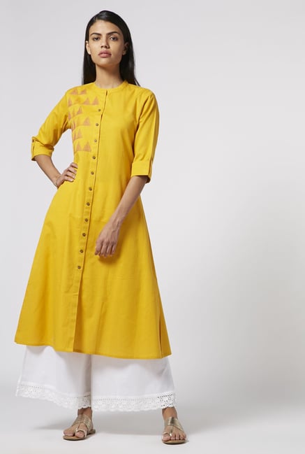 Utsa by Westside Yellow Kurta Utsa by Westside Yellow Kurta