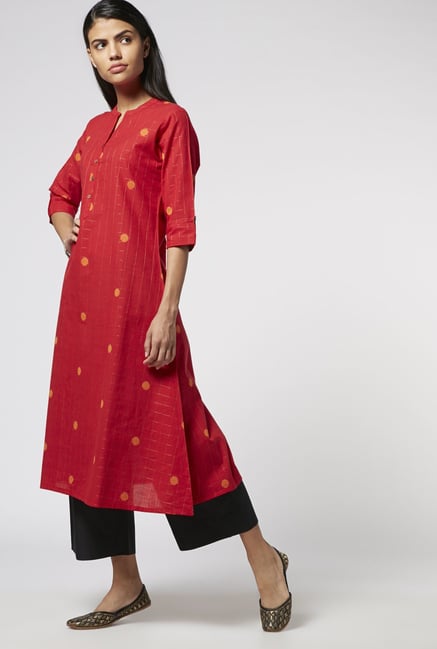Utsa by Westside Red Kurta Utsa by Westside Red Kurta