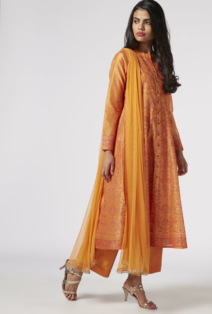 Vark by Westside Orange Ethnic Set Vark by Westside Orange Ethnic Set