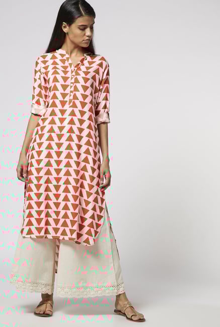 Utsa by Westside Coral High-low Kurta Utsa by Westside Coral High-low Kurta