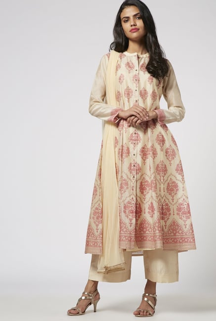Vark by Westside Beige Ethnic Set Vark by Westside Beige Ethnic Set