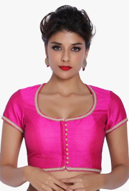 Soch Pink Dupion Blouse Soch Pink Dupion Blouse