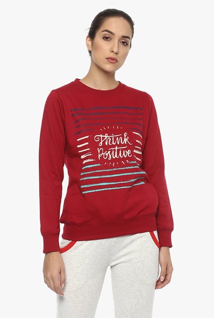Cayman Red Printed Sweatshirt Cayman Red Printed Sweatshirt