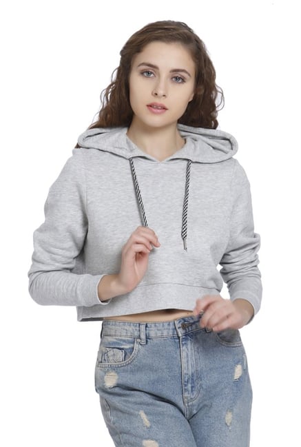Only Light Grey Textured Blouse Sweater Only Light Grey Textured Blouse Sweater