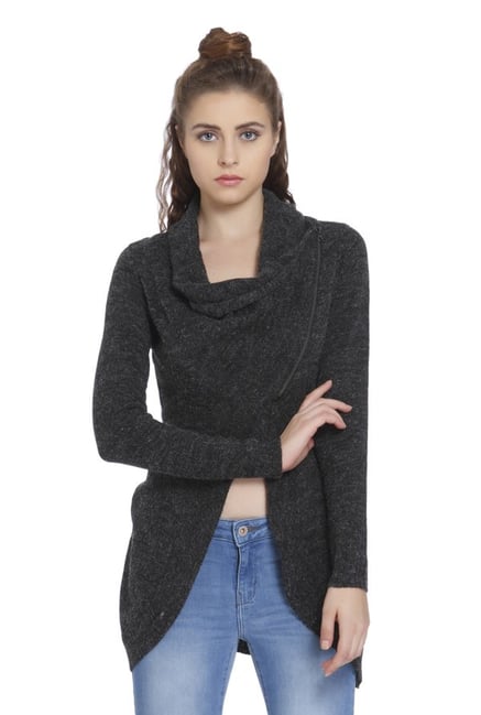 Only Dark Grey Textured Shrug Only Dark Grey Textured Shrug