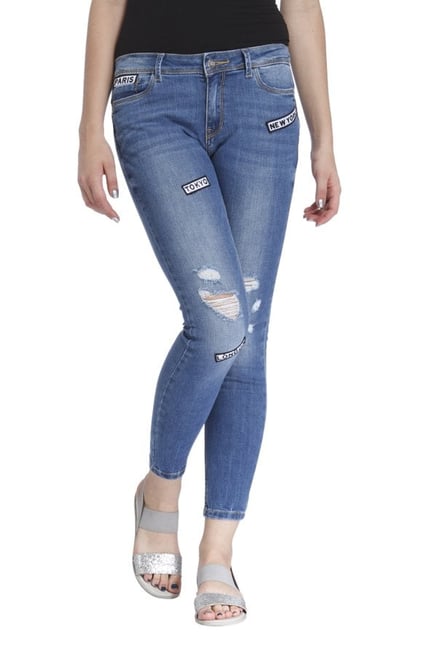 Only Blue Skinny Fit Lightly Washed Jeans Only Blue Skinny Fit Lightly Washed Jeans