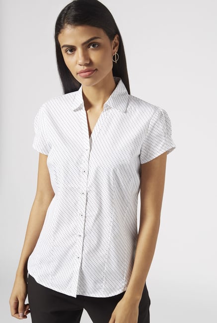 Wardrobe by Westside White Nancy Blouse Wardrobe by Westside White Nancy Blouse