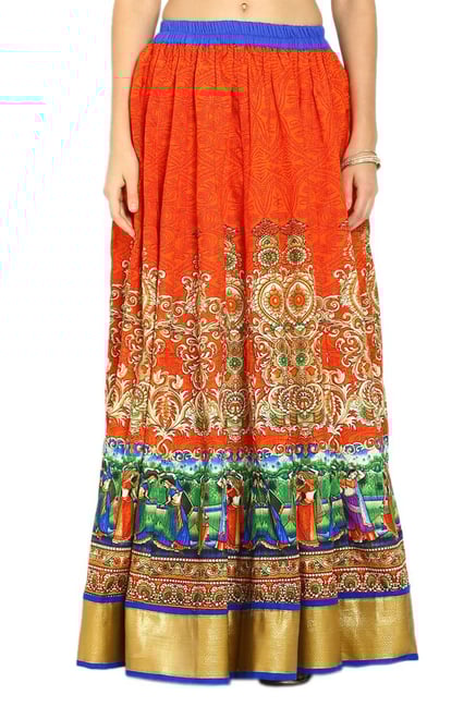 Soch Red Printed Skirt Soch Red Printed Skirt