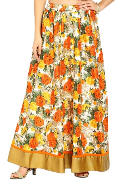 Soch Multicolor Floral Print Skirt Soch Multicolor Floral Print Skirt