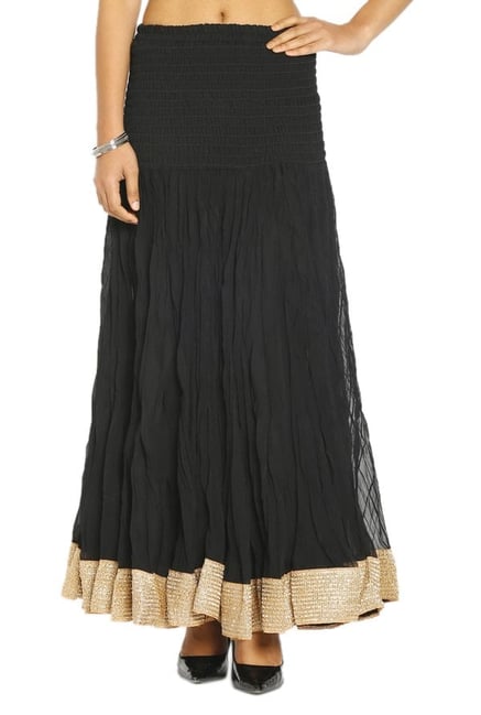 Soch Black Regular Fit Skirt Soch Black Regular Fit Skirt