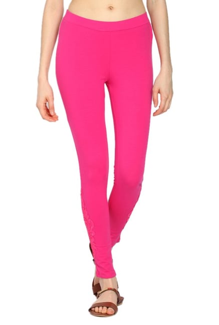 Soch Pink Slim Fit Churidar Soch Pink Slim Fit Churidar