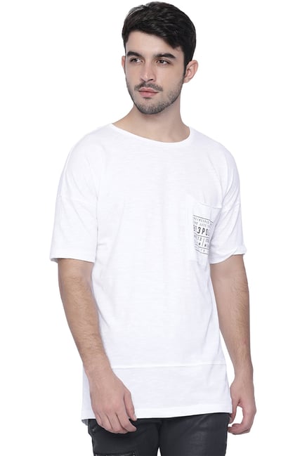 883 Police White Slim Fit Cotton T-Shirt 883 Police White Slim Fit Cotton T-Shirt