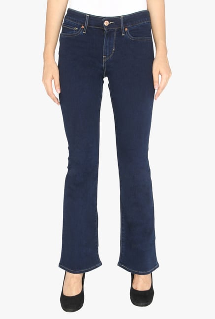 Levi's Dark Blue Slim Fit Raw Denim Jeans Levi's Dark Blue Slim Fit Raw Denim Jeans
