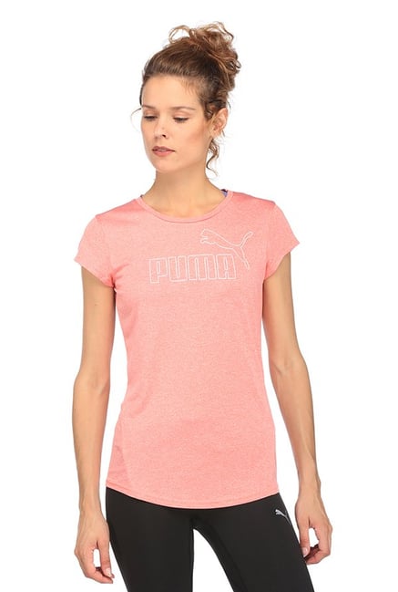 Puma Peach Graphic Print Active ESS No.1 T-Shirt Puma Peach Graphic Print Active ESS No.1 T-Shirt