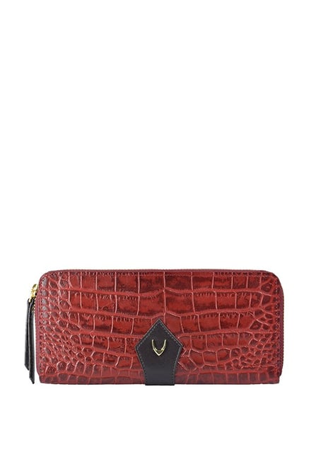 Hidesign Libra W2 RF Maroon Textured Leather Wallet Hidesign Libra W2 RF Maroon Textured Leather Wallet