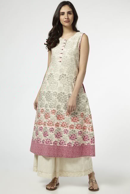 Utsa by Westside Pink Printed Kurta Utsa by Westside Pink Printed Kurta