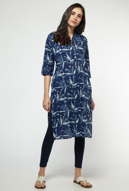 Utsa by Westside Indigo Pure Cotton Kurta Utsa by Westside Indigo Pure Cotton Kurta