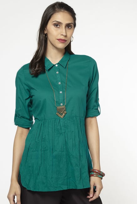 Bombay Paisley by Westside Turquoise Tunic Bombay Paisley by Westside Turquoise Tunic