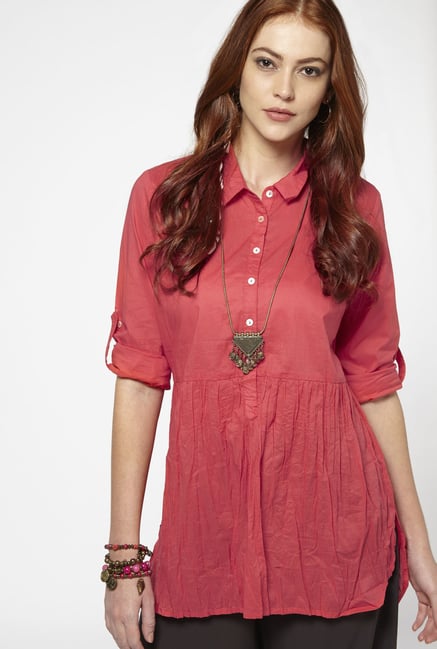 Bombay Paisley by Westside Bright Pink Tunic Bombay Paisley by Westside Bright Pink Tunic