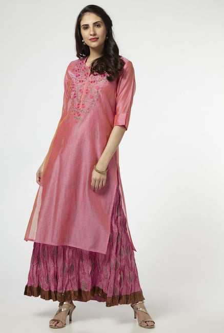 Vark by Westside Pink Ethnic Set Vark by Westside Pink Ethnic Set