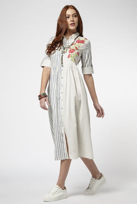 Bombay Paisley by Westside Off White Dress Bombay Paisley by Westside Off White Dress