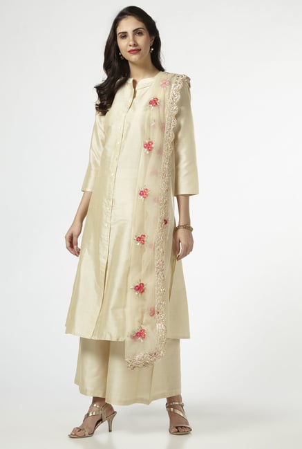 Vark by Westside Beige Ethnic Set Vark by Westside Beige Ethnic Set