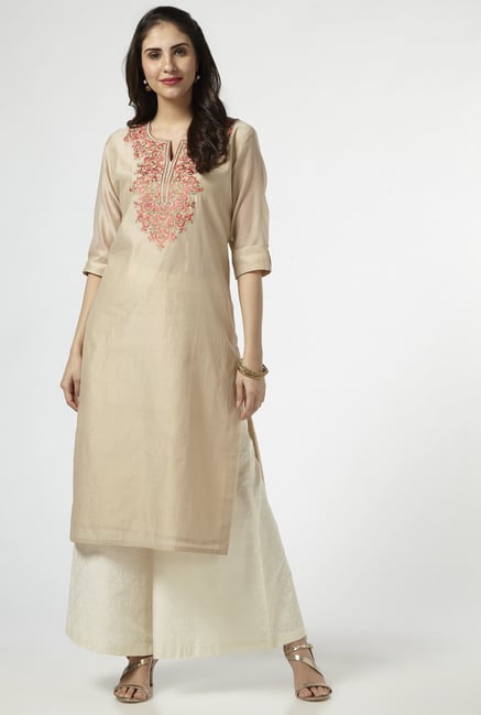 Vark by Westside Beige Ethnic Set Vark by Westside Beige Ethnic Set