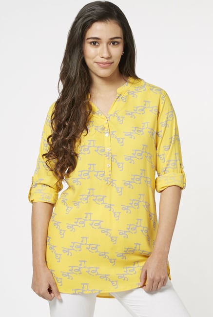 Utsa by Westside Yellow Kurti Utsa by Westside Yellow Kurti