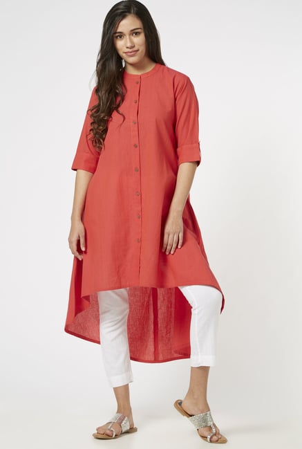 Utsa by Westside Coral High-low Kurta Utsa by Westside Coral High-low Kurta