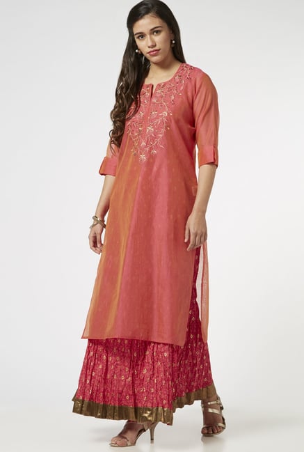 Vark by Westside Pink Ethnic Set Vark by Westside Pink Ethnic Set