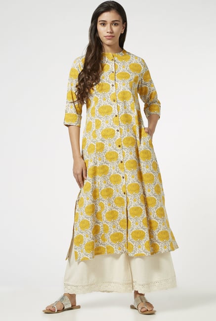 Utsa by Westside Yellow Kurta Utsa by Westside Yellow Kurta