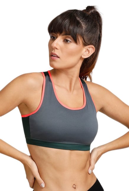 Rosaline By Zivame Grey Non Wired Padded Bra Rosaline By Zivame Grey Non Wired Padded Bra